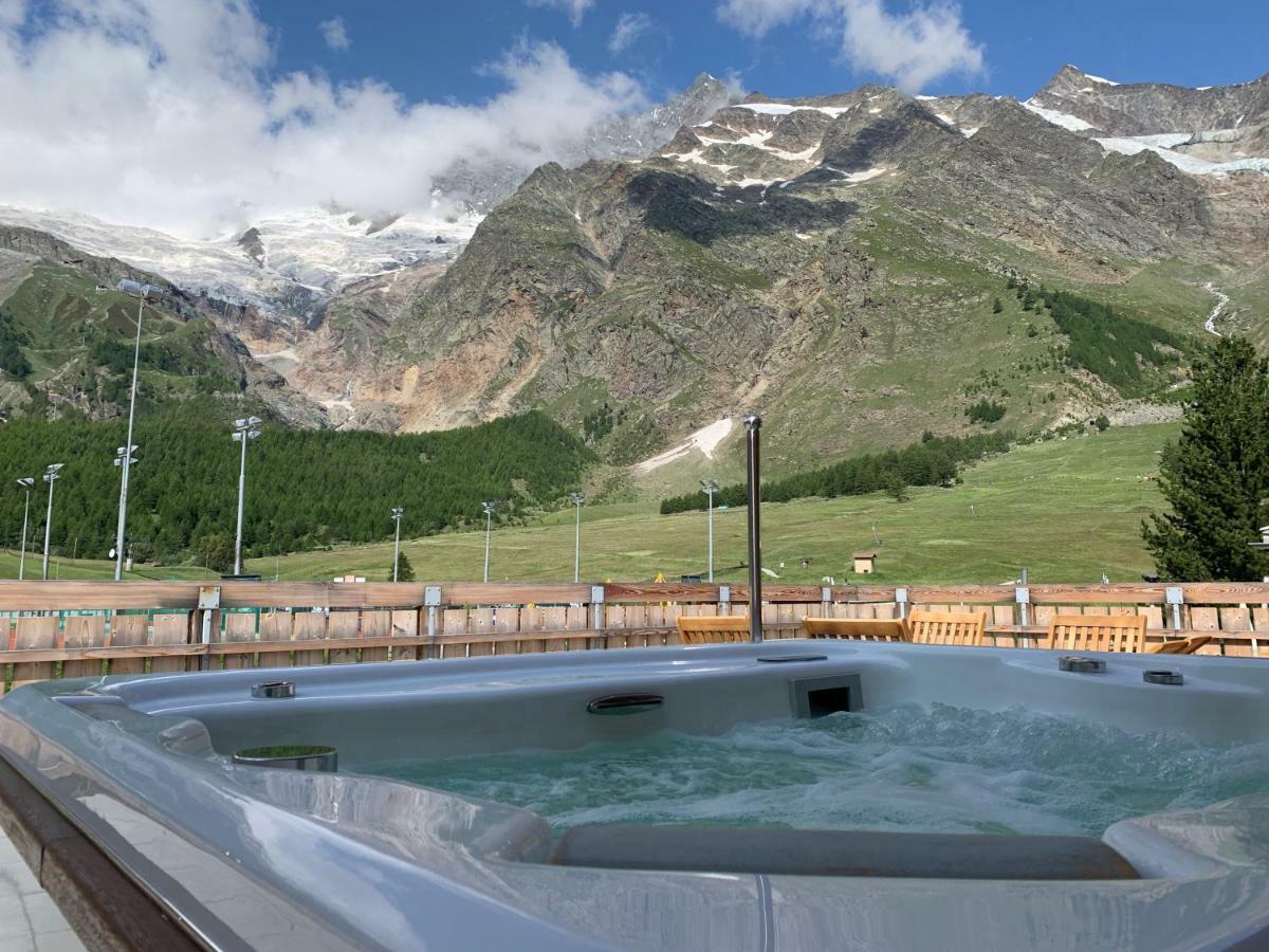 Palace Luxury Wellness Apartment And Boutique Hotel Ski-In-Out Saas-Fee Ngoại thất bức ảnh