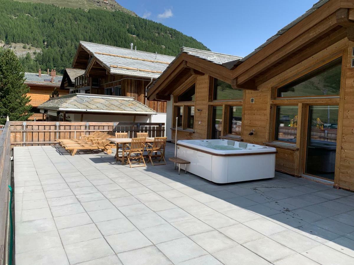 Palace Luxury Wellness Apartment And Boutique Hotel Ski-In-Out Saas-Fee Ngoại thất bức ảnh